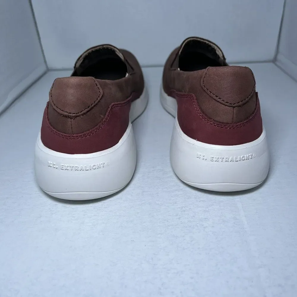 Red Wing Women's Brown Leather Cross Lite Slip On Shoes Aluminum Toe Size 8 - Picture 8 of 11